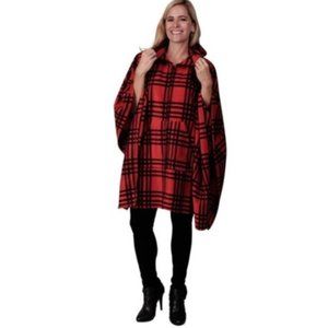 NEW Le Moda Full Zip Hooded Poncho (NWT) (One Size)